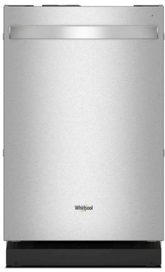 Whirlpool® 24" Fingerprint Resistant Stainless Steel Top Control Built In Dishwasher
