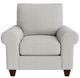 Bassett® Furniture Customizable Benchmade Premier Large Roll Arm Accent Chair-1