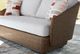 Signature Design by Ashley® Double Point 3-Piece Beige/Brown Fabric/Wicker Rattan Outdoor Conversation Set-4
