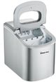 Magic Chef® 10" 27 lb. Silver Portable Countertop Ice Maker-1