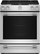 KitchenAid® 30” PrintShield™ Stainless Steel Convection Gas Slide-In Range with 5 Burner and Baking Drawer-0