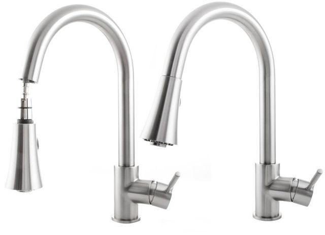 ZLINE Edison Brushed Nickel Pull Down Single Handle Kitchen Faucet-2