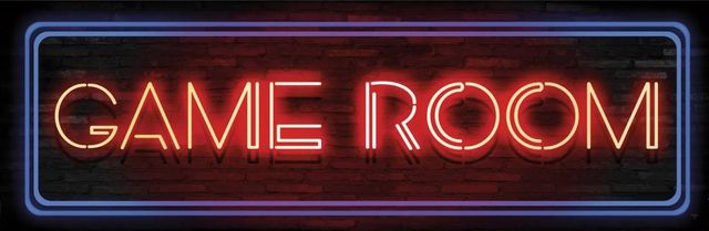 Classy ArtGame Room Neon Sign by Mollie B Mirror Framed Wall Art-1