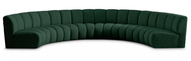Meridian Furniture Infinity 6-Piece Green Modular Sectional Set-0