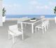 CabanaCoast® Customizable Arcade Aluminum Outdoor Dining Chair-3