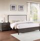 Winners Only® Westfield Expresso/White California King Upholstered Panel Bed-1