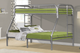 Titus Furniture Silver Twin/Full Metal Bunk Bed-0