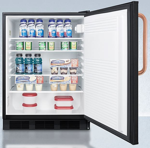 Accucold® by Summit® 5.5 Cu. Ft. Black Under the Counter Refrigerator-3