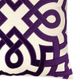 Furniture of America® Jorj Beige/Purple Accent Pillow-1