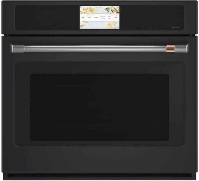 Café™ 30" Matte Black Single Electric Wall Oven-0