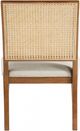 Meridian Furniture Butterfly Cream/Walnut Upholstered Dining Chair-3