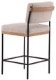 Furniture Classics Joanna Beige/Black Counter Stool-4