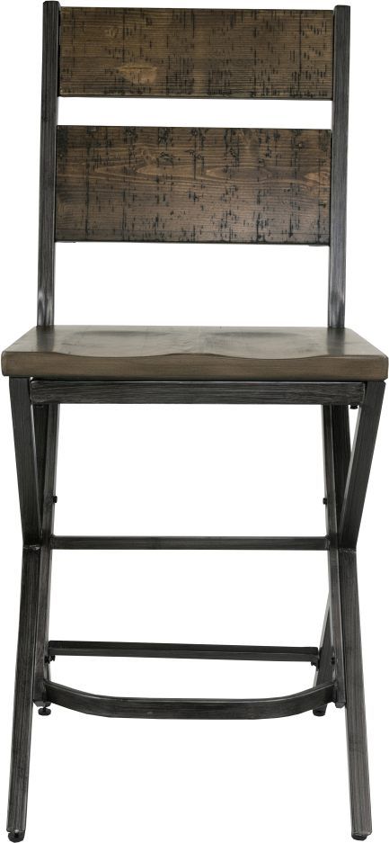 Signature Design by Ashley® Kavara Medium Brown Counter Stool-1