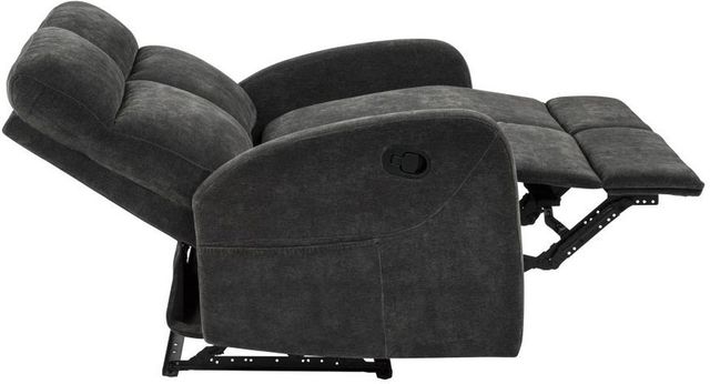 Coaster® Hamilton Charcoal Gray Manual Reclining Loveseat-1