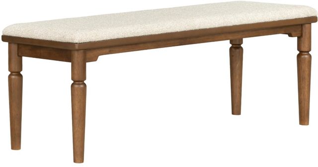 Flexsteel® Azalea Oatmeal/Walnut Bench-0