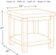 Signature Design by Ashley® Carynhurst Whitewash Gray End Table-4