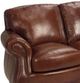 USA Premium Leather Furniture 9055 Alligator/Brandy Sofa-2