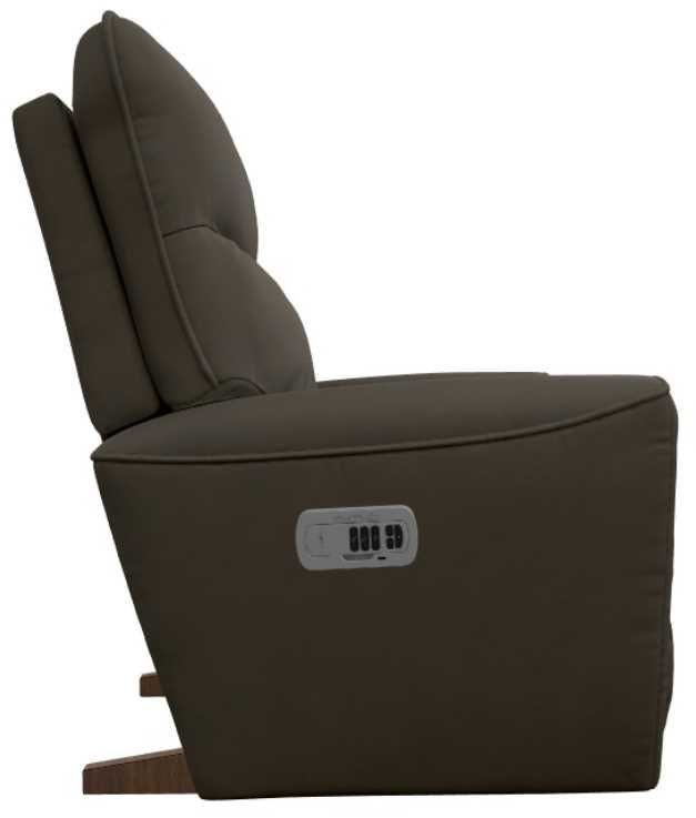La-Z-Boy® Belmont Mineral Leather Power Rocking Recliner with Headrest-3