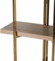 A & B Home Gold 4-Tier Tall Bookshelf-3
