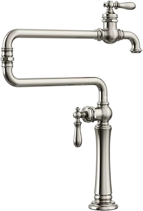 KOHLER® Artifacts® Vibrant Polished Nickel Deck-Mount Pot Filler-0