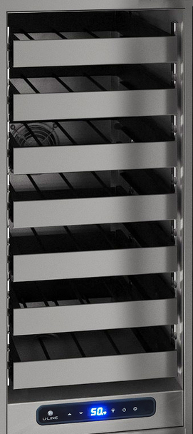 U-Line 5 Class Collection 18” 3.7 Cu. Ft. Panel Ready Wine Cooler with Reversible Hinge Glass Door-1