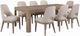 Liberty Furniture South Bend 9-Piece Burnished Clay/Gravel Rectangular Dining Set-0