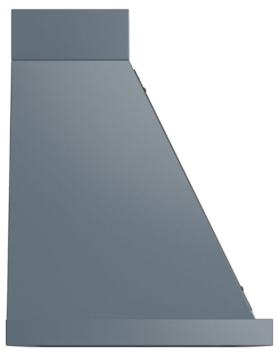 Ilve® Nostalgie II Noblesse 40'' Blue Gray Wall Mounted Range Hood with Burnished Trim-2
