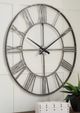 Signature Design by Ashley® Paquita Antique Silver Wall Clock-3