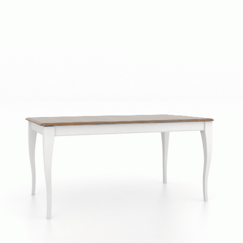 Canadel Customizable Gourmet 64" VE Cabriole Legs Dining Table-2