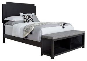Progressive® Furniture Foxfire Midnight Queen Panel Bed