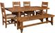 Horizon Home® Urban Rustic 7-Piece Brown Dining Set-1