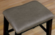 Furniture of America® Lana 2-Piece Dark Walnut/Gray Counter Stool Set-3