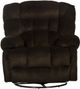 Catnapper® Daly Chocolate Chaise Swivel Glider Recliner-3