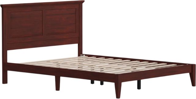 Rize Home Cottage Style Classic Cherry Twin Panel Bed-0