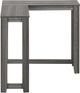 Monarch Specialties Inc. Gray 36" Corner Console Table-1
