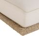 TOV Furniture Mora Cream 65" Fabric/Wicker Outdoor Sofa-4