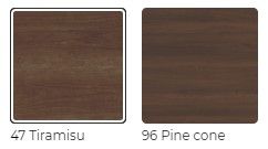 Amisco Customizable Lewis Walnut Veneer Dining Table with Extension-4