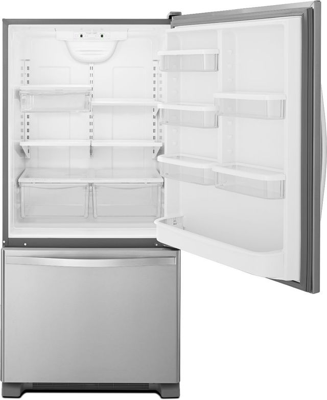 Réfrigérateur à congélateur inférieur de 33 po Whirlpool® de 22,1 pi³ - Acier inoxydable-2