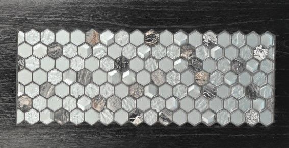 Sunny Designs™ Geovanni Umber Dining Table with Tile Top Insert-3