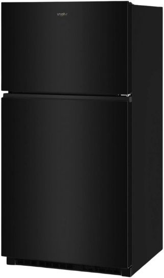 Whirlpool® 33" 21.3 Cu. Ft. Black Top Freezer Refrigerator with Total Coverage Cooling-3