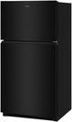 Whirlpool® 33" 21.3 Cu. Ft. Black Top Freezer Refrigerator with Total Coverage Cooling-3