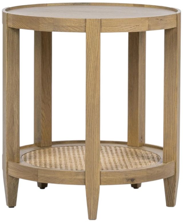 Classic Home Devin Khaki Mist End Table-0
