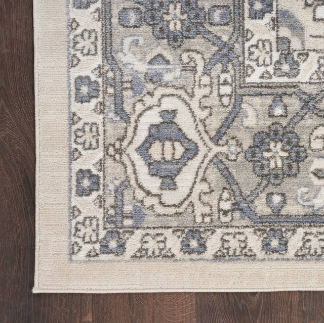Nourison Home™ Quarry Ivory Blue 5'x7' Style 6 Area Rug -3