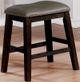 Furniture of America® Lana 2-Piece Dark Walnut/Gray Counter Stool Set-2
