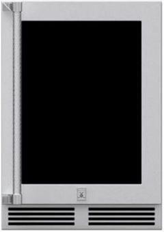 Hestan® Professional 24" Stainless Steel Outdoor Dual Zone Refrigerator
