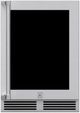 Hestan® Professional 24" Stainless Steel Outdoor Dual Zone Refrigerator-0