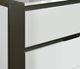 Furniture of America® Birsfelden Metallic Gray/White Chest-3