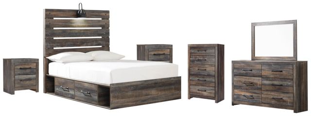 Signature Design by Ashley® Drystan 6-Piece Multi Full Panel Storage Bed Set-0