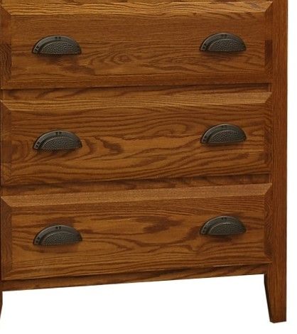 Wolfcraft Furniture Summit Brown 5-Drawer Chest -1