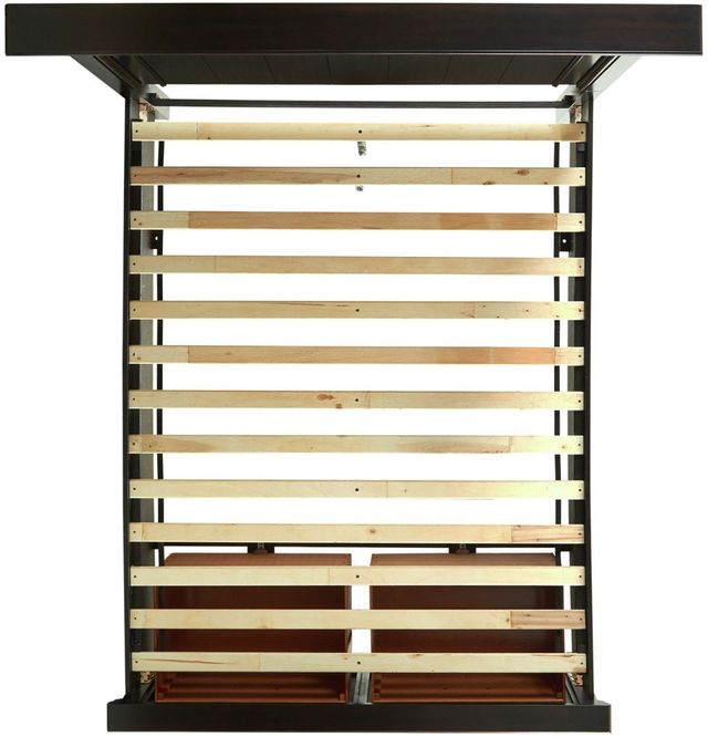 Elements International Slater Black Queen Platform Storage Bed-3